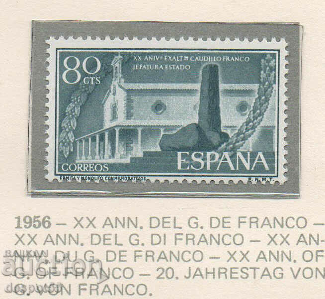 1956. Spania. nominalizare gen Franco pentru șeful statului.