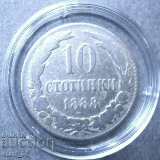 10 σεντς 1888