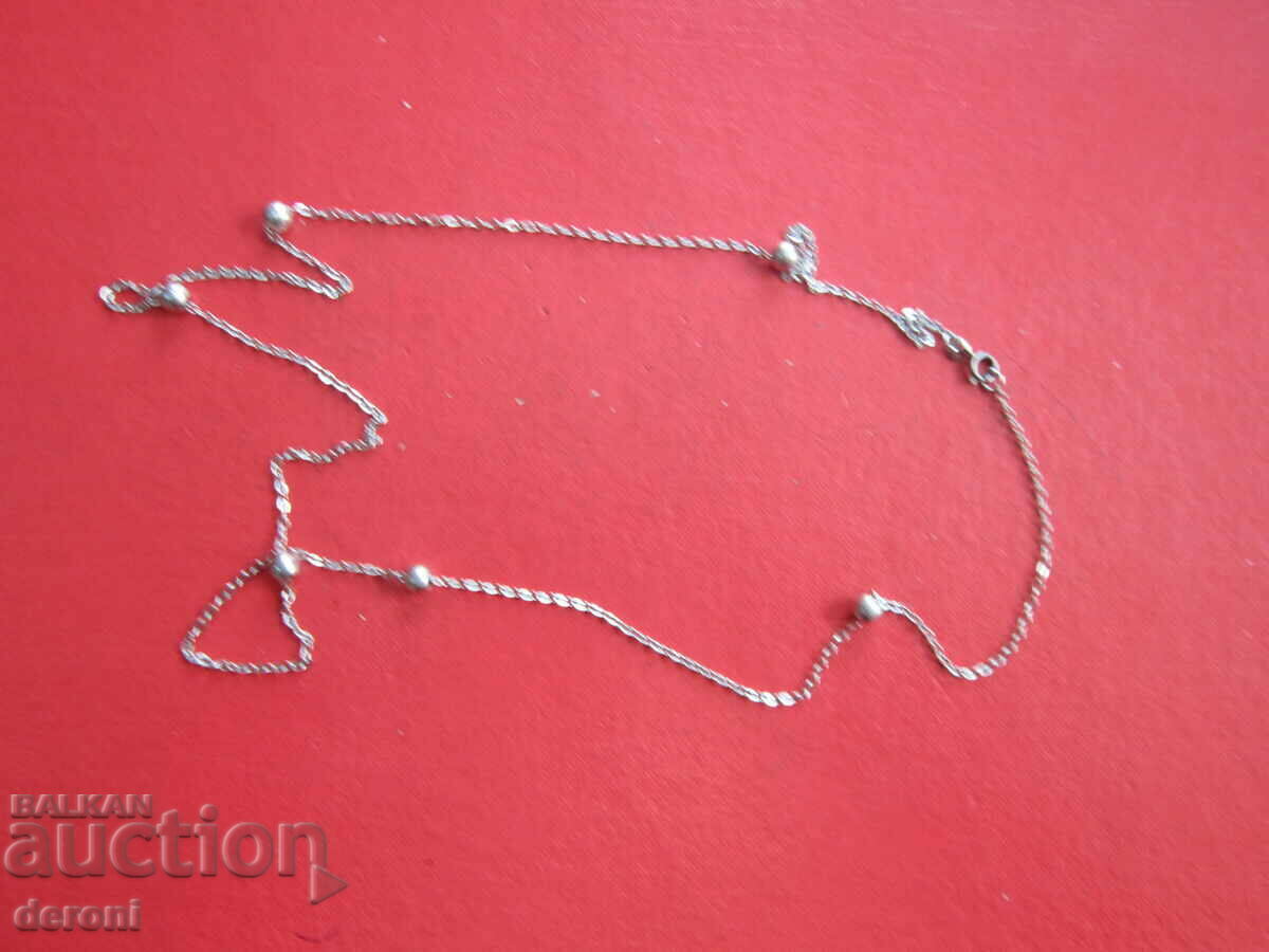 Υπέροχη αλυσίδα κολιέ από ασήμι 925 με τιμή 80.00 BGN | € 40.90 Υπέροχη αλυσίδα κολιέ από ασήμι 925 με τιμή 80.00 BGN | € 40.90