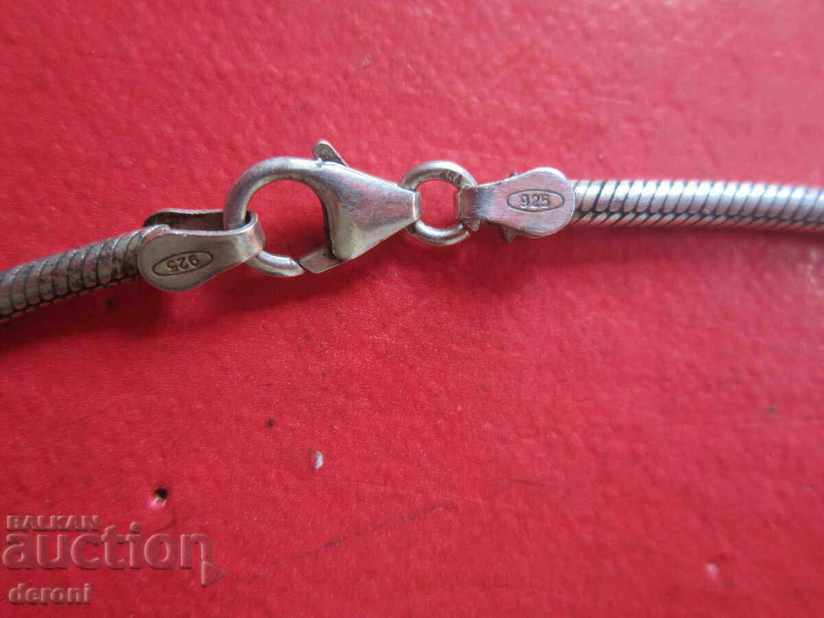 Auction Unique silver necklace chain 925 Auction Unique silver necklace chain 925