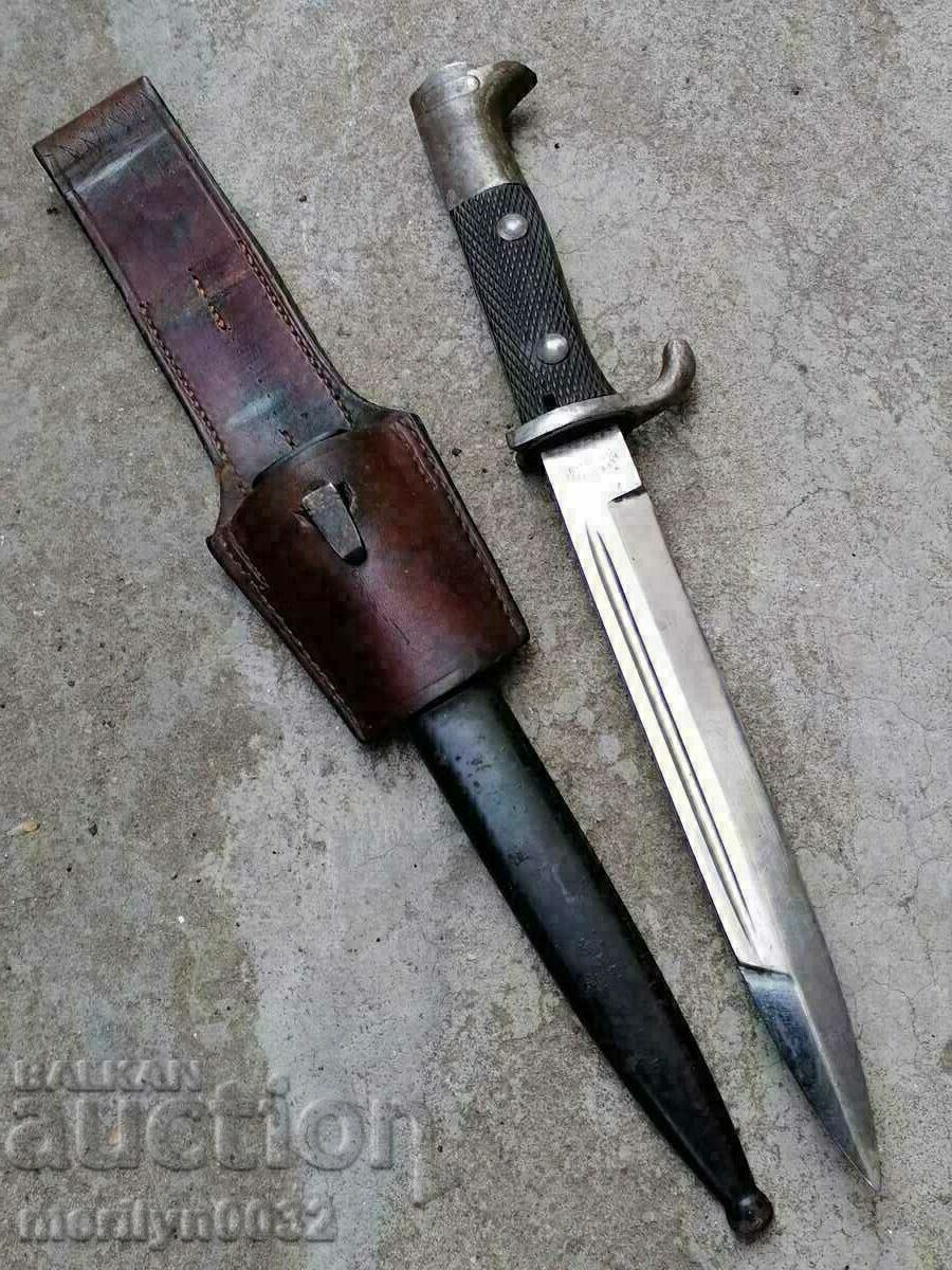 Bulgarian award-winning bayonet knife K-98 WWI monogram Kaniya Lopus with price 4299.00 BGN | € 2198.04 Bulgarian award-winning bayonet knife K-98 WWI monogram Kaniya Lopus with price 4299.00 BGN | € 2198.04