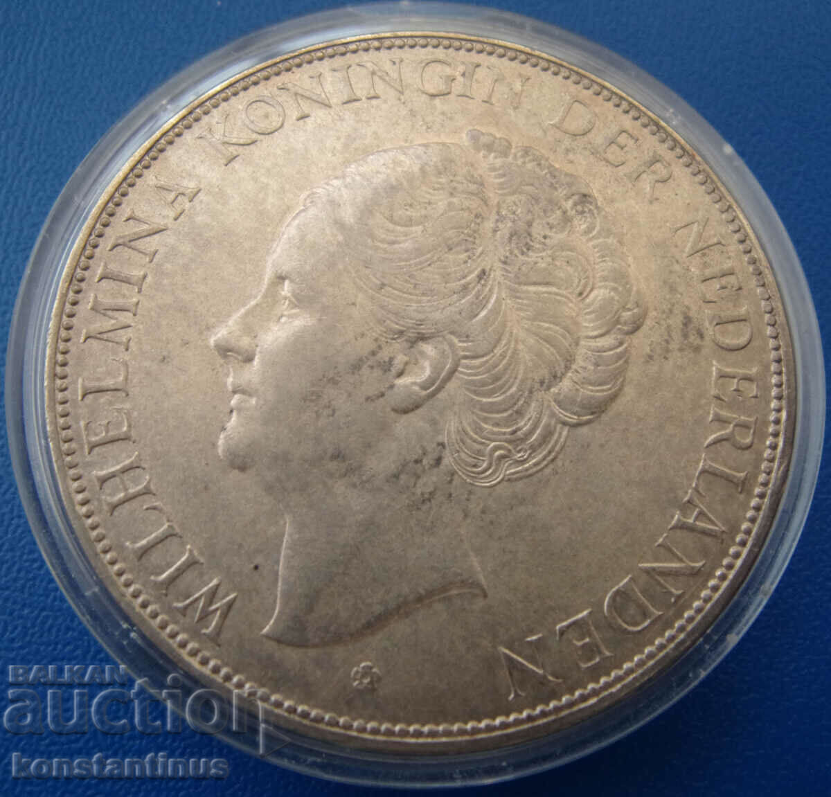 Холандия  2½  Гулден  1930  UNC Rare с цена € 30.68 | 60.00 лв.