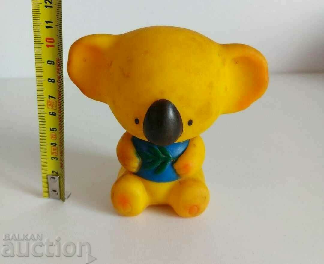 SOC CHILDREN'S RUBBER TOY SOCA BEAR KOALA BAMBOO with price 9.00 BGN | € 4.60