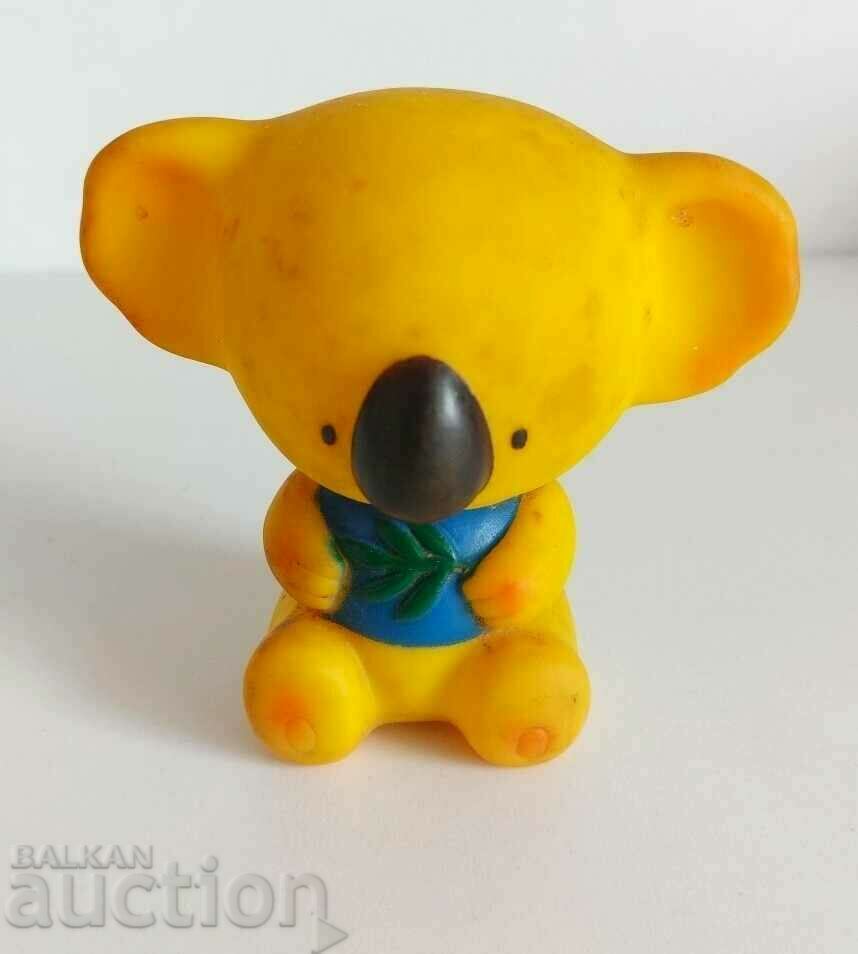 SOC CHILDREN'S RUBBER TOY SOCA BEAR KOALA BAMBOO