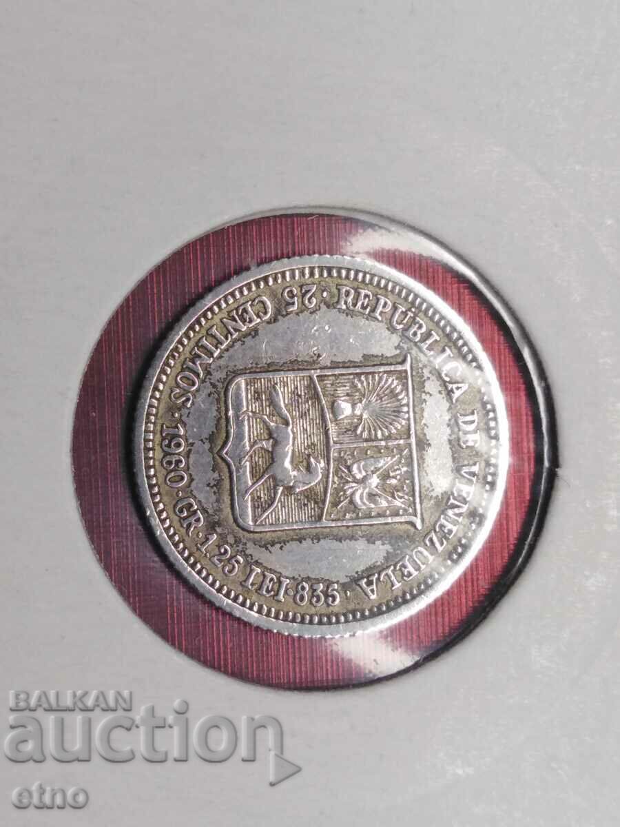 Δημοπρασία 25 sentimos 1960 ΑΣΗΜΕΝΙΟ 835 ΒΕΝΕΖΟΥΕΛΑ Δημοπρασία 25 sentimos 1960 ΑΣΗΜΕΝΙΟ 835 ΒΕΝΕΖΟΥΕΛΑ