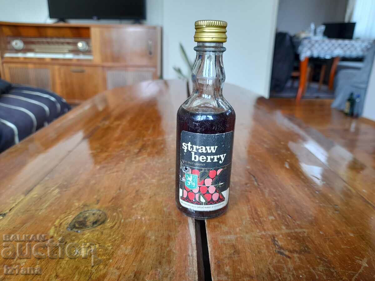 Old bottle of Straw Berry