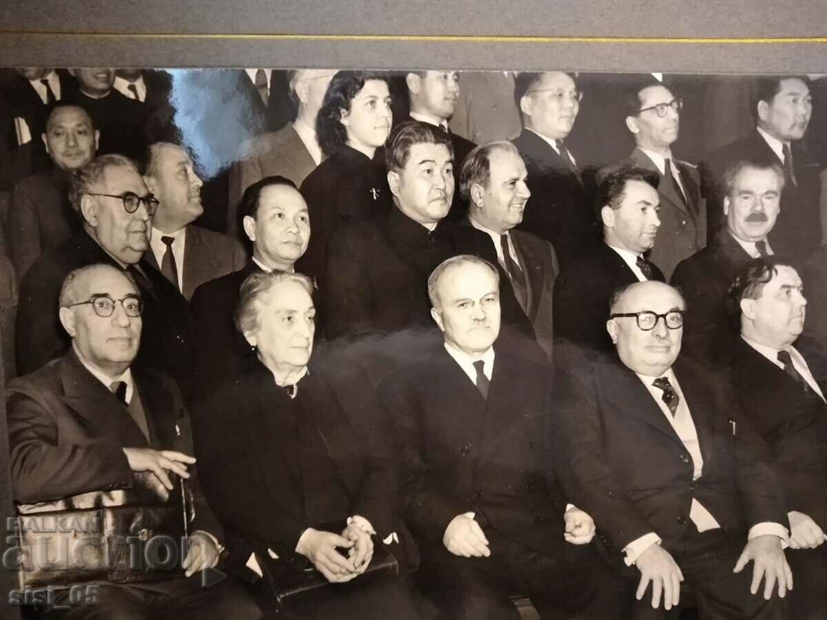 Auction  Photo CDV cardboard large Kim Il Sung North Korea