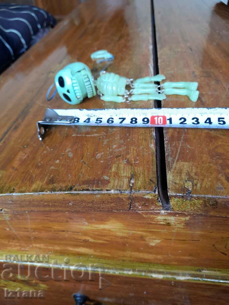 Delivery of Old toy, souvenir skeleton