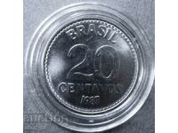 Brazil 20 Centavos 1987