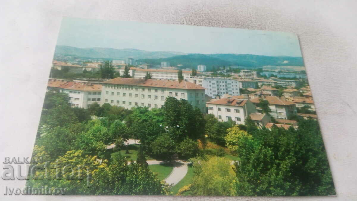 Пощенска картичка Стара Загора Общ изглед 1969