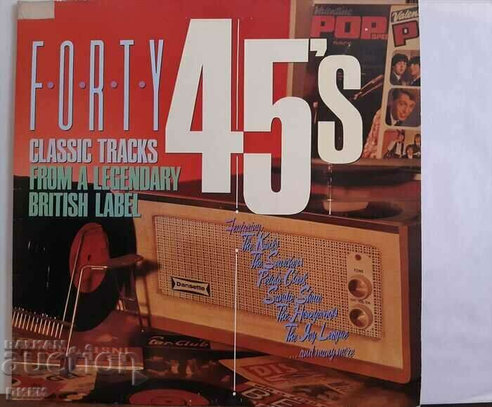 Patruzeci de melodii clasice ale anilor 45 de la o casă legendară britanică 2LP