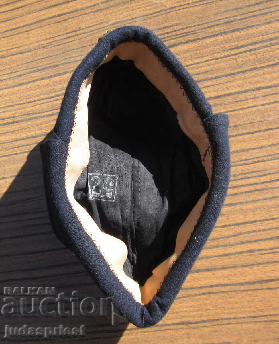 Bulgarian naval military winter woolen hat with cockade - 6 Bulgarian naval military winter woolen hat with cockade - 6