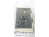Снимка Войник в униформа от Балканската война 1913
