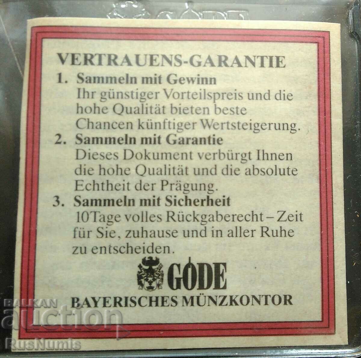 Delivery of German plaque John F. Kennedy.