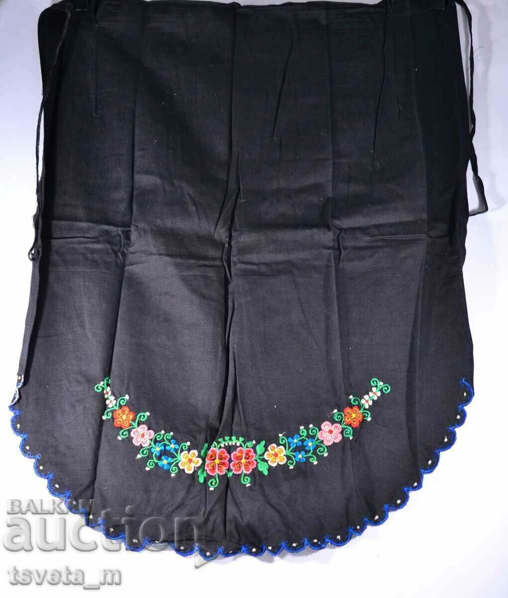 COTTON APRON FOR FOLK COSTUME WITH EMBROIDERY COTTON APRON FOR FOLK COSTUME WITH EMBROIDERY
