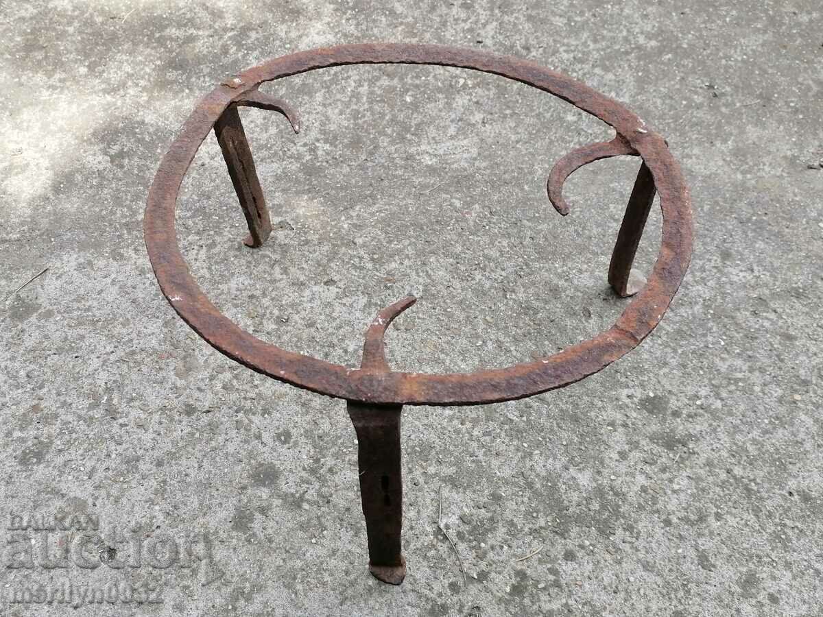 Antique wrought iron stove, hearth, grill, wrought iron - 6 Antique wrought iron stove, hearth, grill, wrought iron - 6