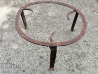 Σόμπα από σφυρήλατο σίδερο αντίκα, εστία, ψησταριά, σφυρήλατο σίδερο