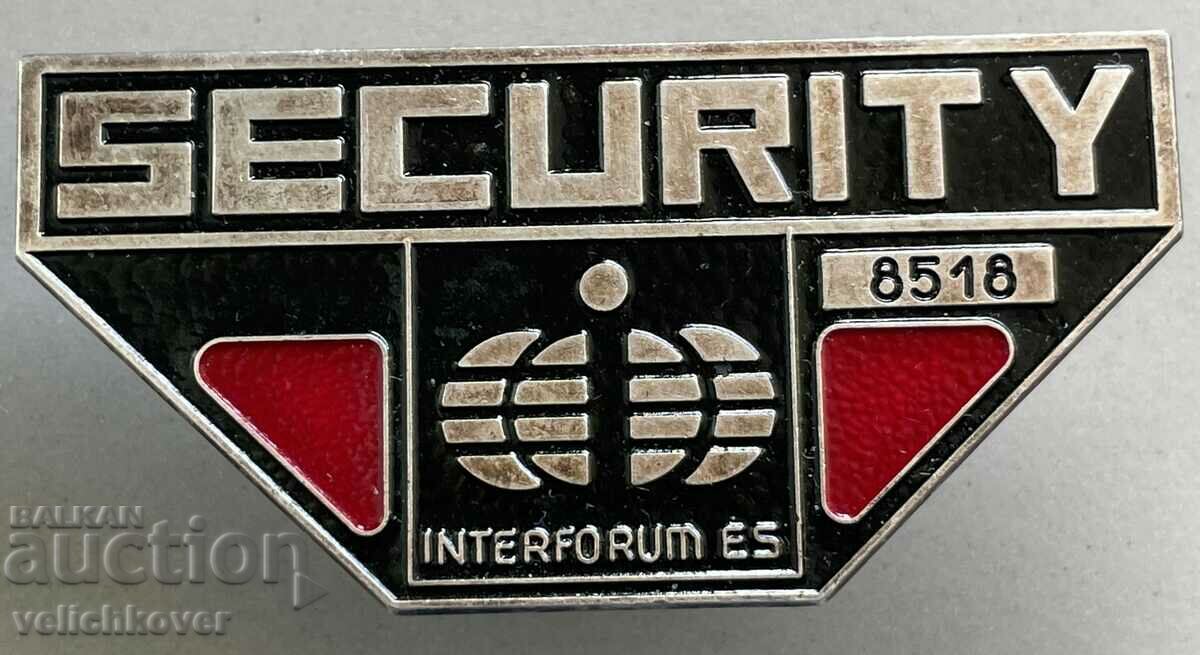 32277 Bulgaria sign exhibition Security Security on screw