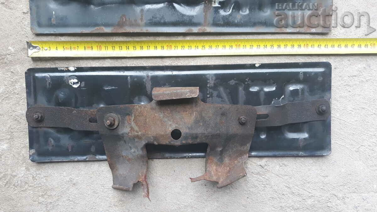 old enameled numbers auto retro plates social 60s - 7 old enameled numbers auto retro plates social 60s - 7