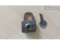 antique Wehrmacht padlock small padlock with key WW2 WWII