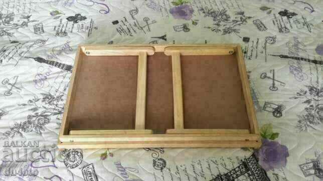 masuta cafea, tava mic dejun in pat, cadou romantic, pt - 6