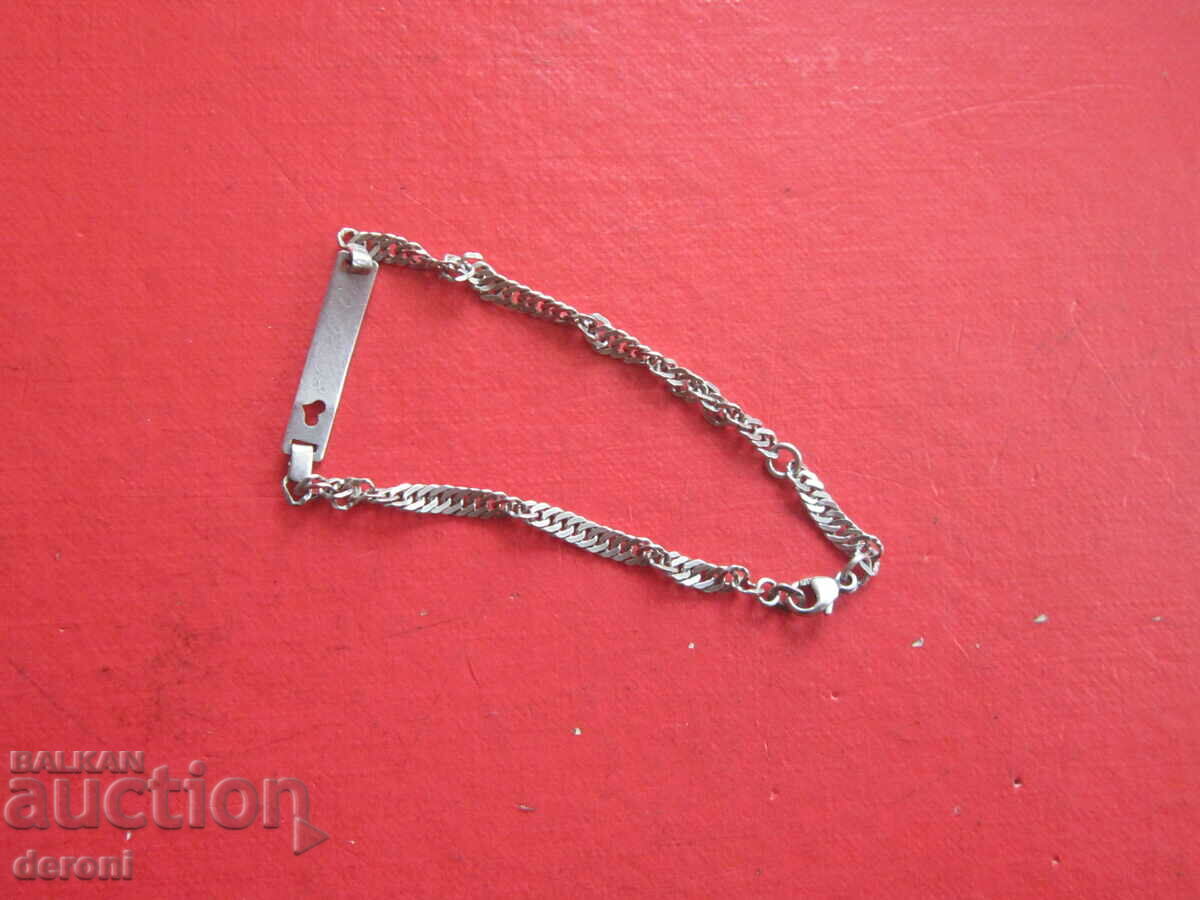 Καταπληκτικό ασημένιο βραχιόλι 925 FBM Binder με τιμή 25.00 BGN | € 12.78 Καταπληκτικό ασημένιο βραχιόλι 925 FBM Binder με τιμή 25.00 BGN | € 12.78