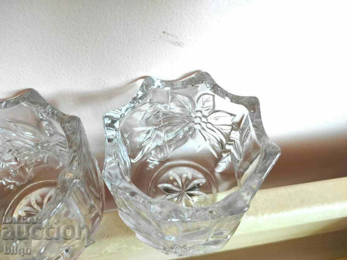Auction  Wonderful Branded Crystal Bowls - SOGA Japan