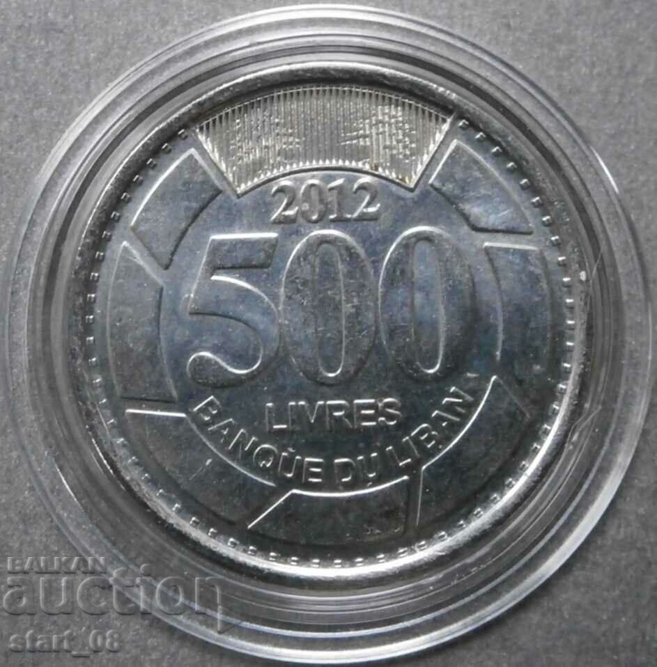 500 de lire sterline Liban 2012