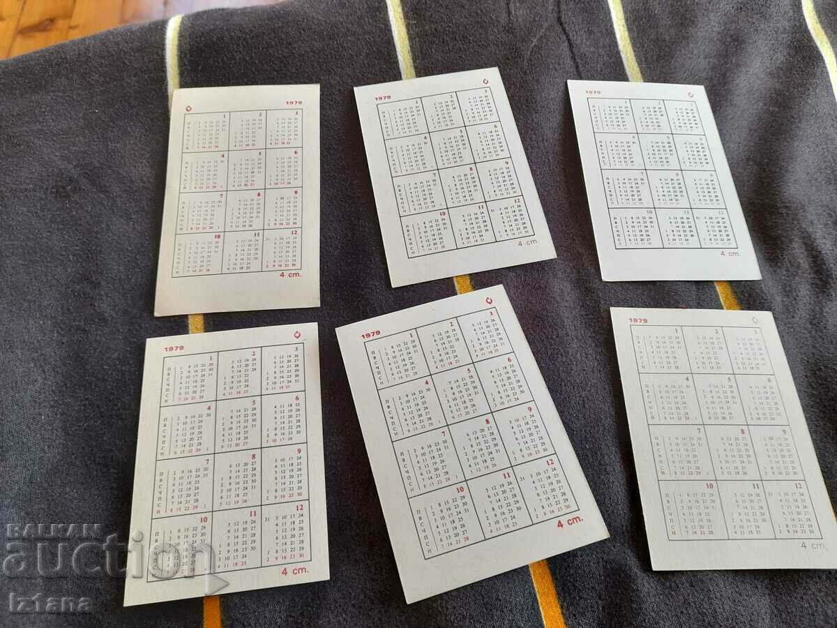 Delivery of Old calendar, calendar of ships 1979 Delivery of Old calendar, calendar of ships 1979