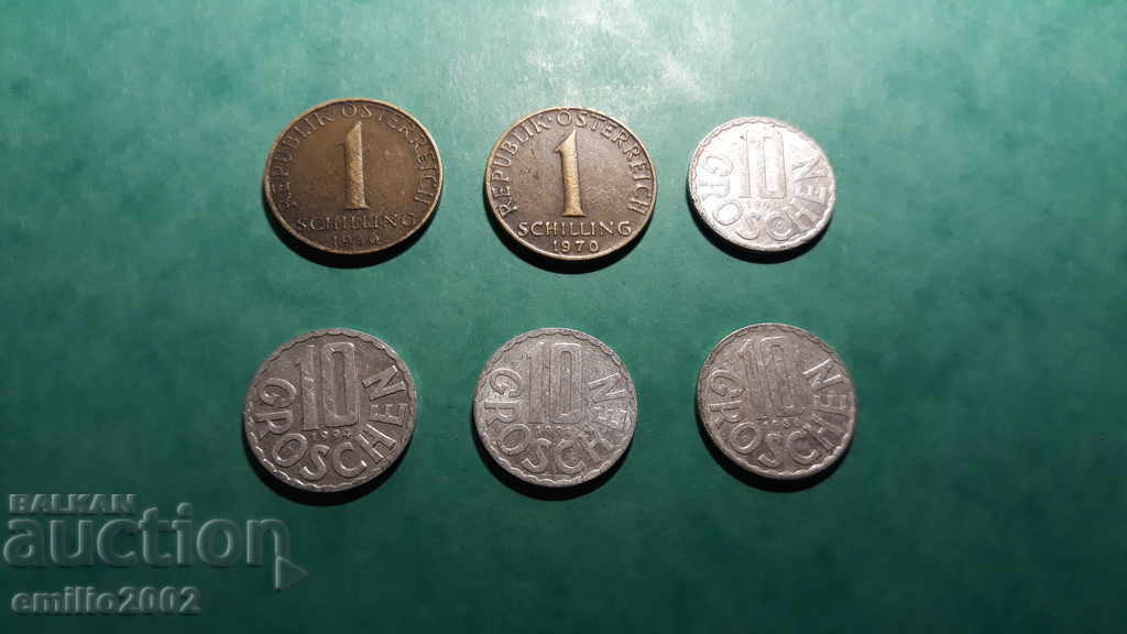 νομίσματα Lot Αυστρία