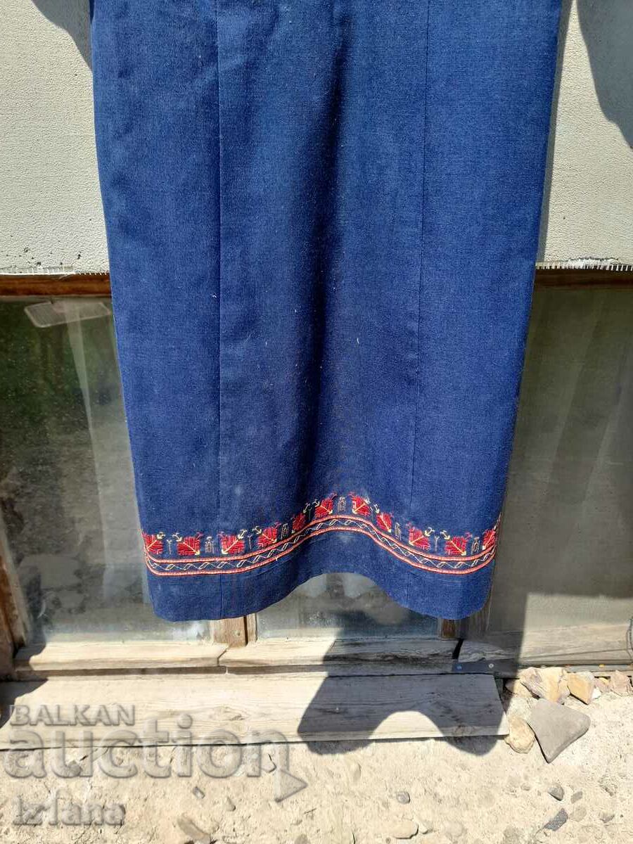 Auction Vintage embroidered ethno dress, Sukman Auction Vintage embroidered ethno dress, Sukman