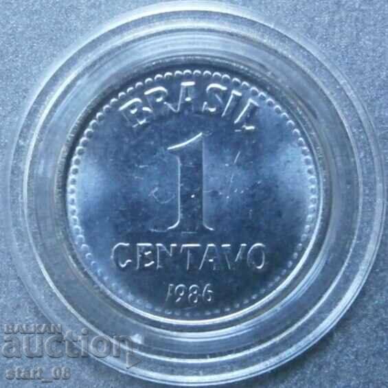 1 cent 1986 Brazil
