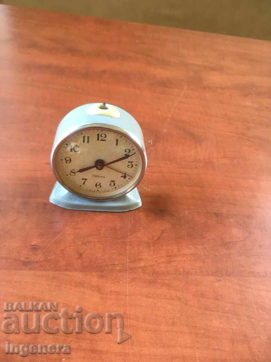 Auction CLOCK TABLE METAL USSR - "SEVANI" - DOES NOT WORK Auction CLOCK TABLE METAL USSR - "SEVANI" - DOES NOT WORK