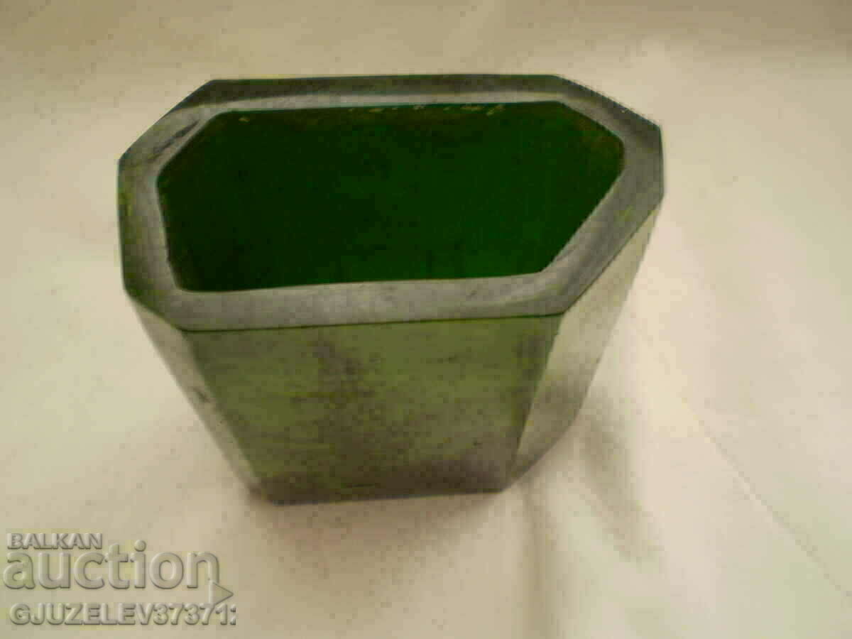 Green vase catalin USSR - 7