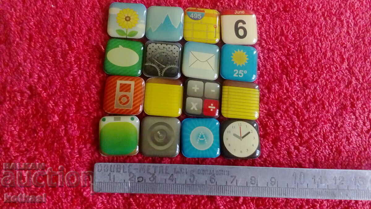 Сувенири Лот магнити 16 бр. за хладилник Сувенири Лот магнити 16 бр. за хладилник