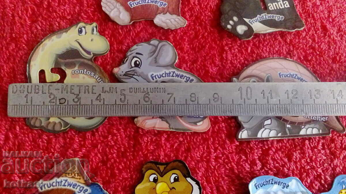 Souvenirs Lot 11 pcs. fridge magnets animals with price 8.50 BGN | € 4.35 Souvenirs Lot 11 pcs. fridge magnets animals with price 8.50 BGN | € 4.35