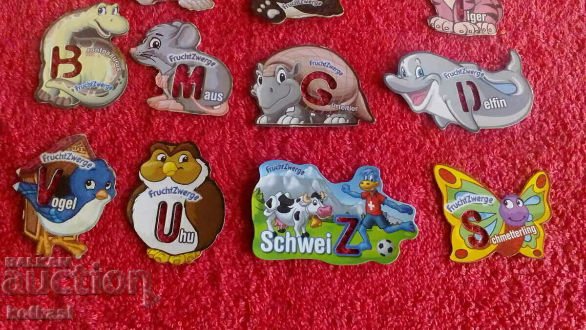Souvenirs Lot 11 pcs. fridge magnets animals - 6 Souvenirs Lot 11 pcs. fridge magnets animals - 6