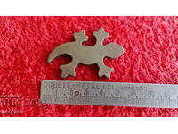 Souvenir metal fridge magnet Lizard Gecko Salamander