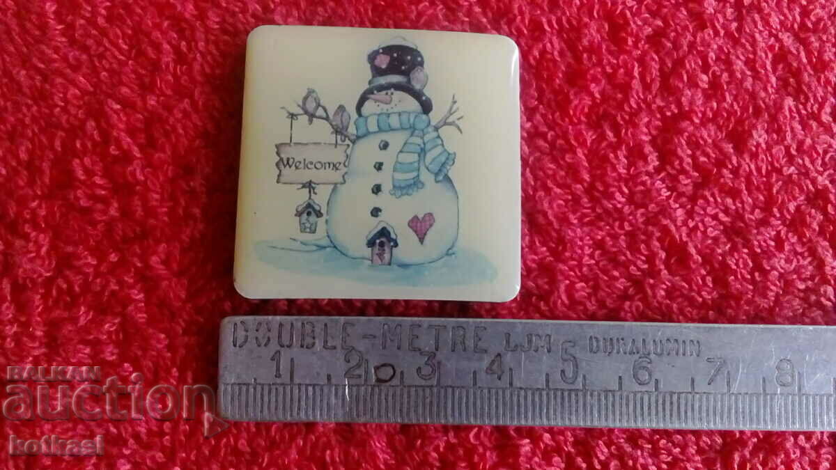 Сувенир Магнит за хладилник  Снежен човек