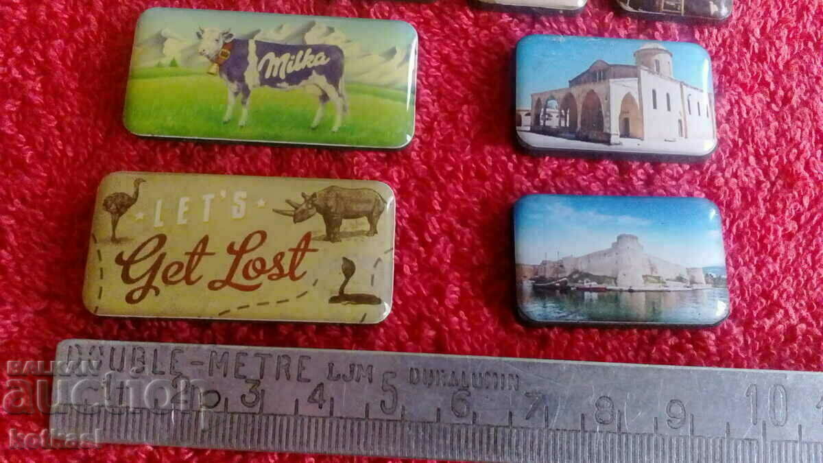Auction Souvenirs Lot 8 pcs. Fridge magnets Auction Souvenirs Lot 8 pcs. Fridge magnets