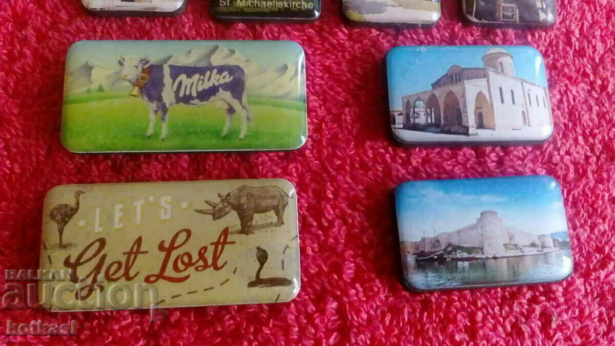 Souvenirs Lot 8 pcs. Fridge magnets - 5 Souvenirs Lot 8 pcs. Fridge magnets - 5
