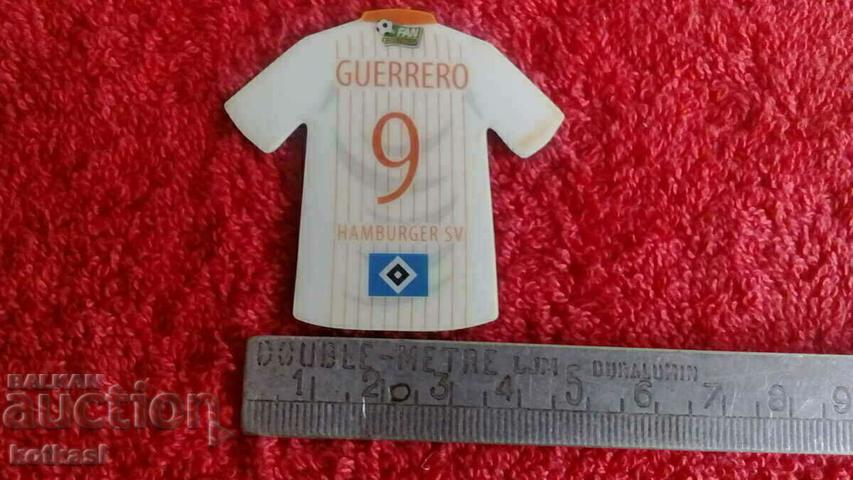 Souvenir Fridge Magnet T-shirt of a football player Souvenir Fridge Magnet T-shirt of a football player