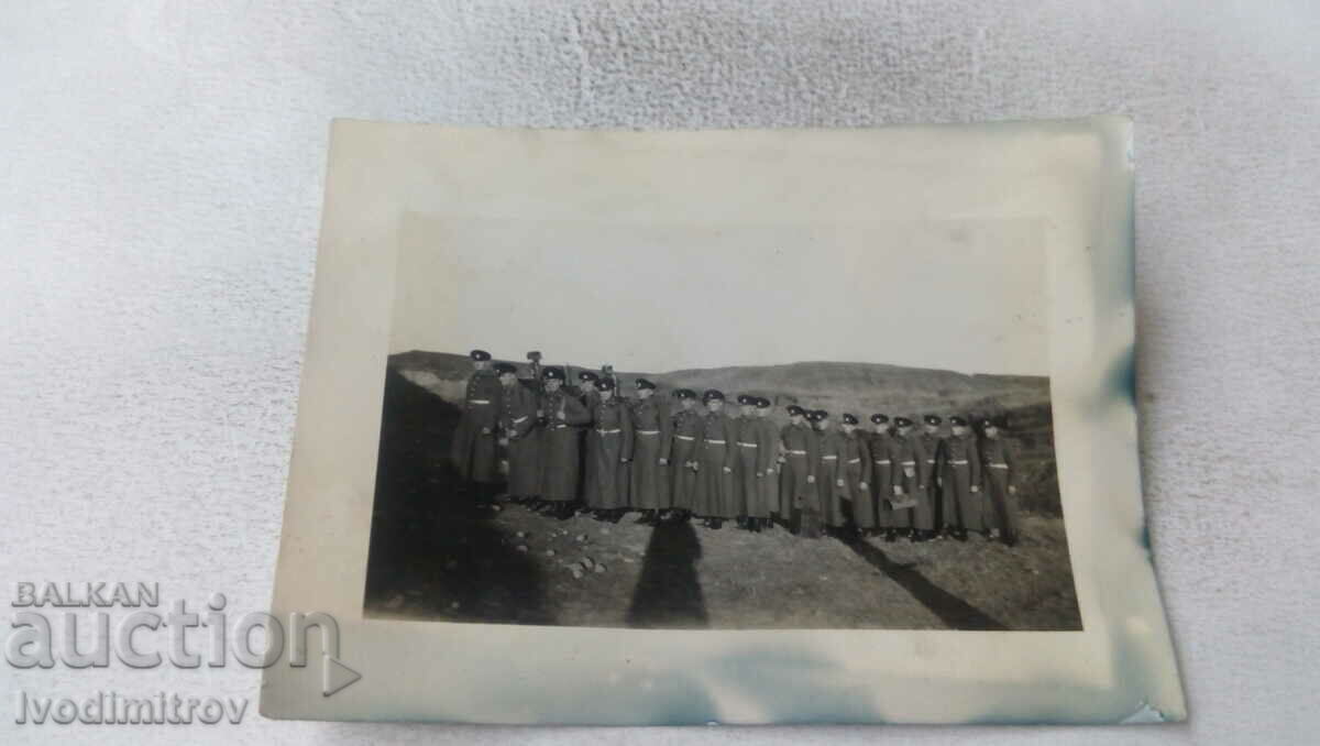 Снимка Русе Офицери на учение 1931