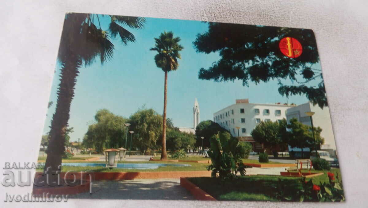 Centrul P K Kenitra al orașului și Hotelul Mamora 1973