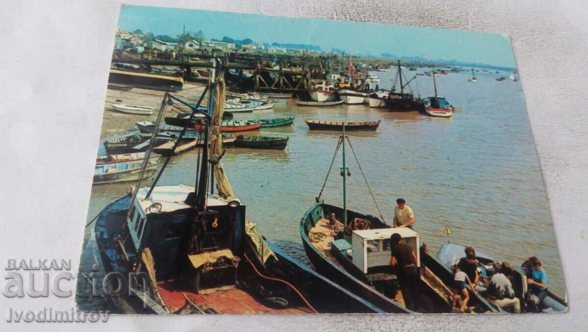 Carte poștală L'Aiguillon sur Mer Le Port 1970