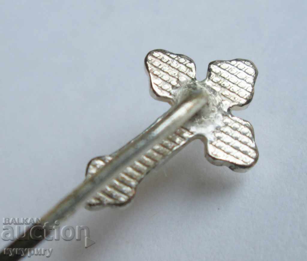 Auction Old religious cross needle pin badge for lapel priest Auction Old religious cross needle pin badge for lapel priest