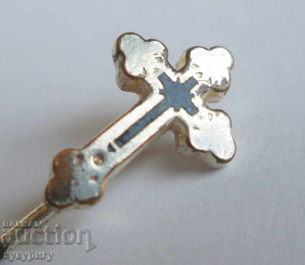 Old religious cross needle pin badge for lapel priest - 5 Old religious cross needle pin badge for lapel priest - 5