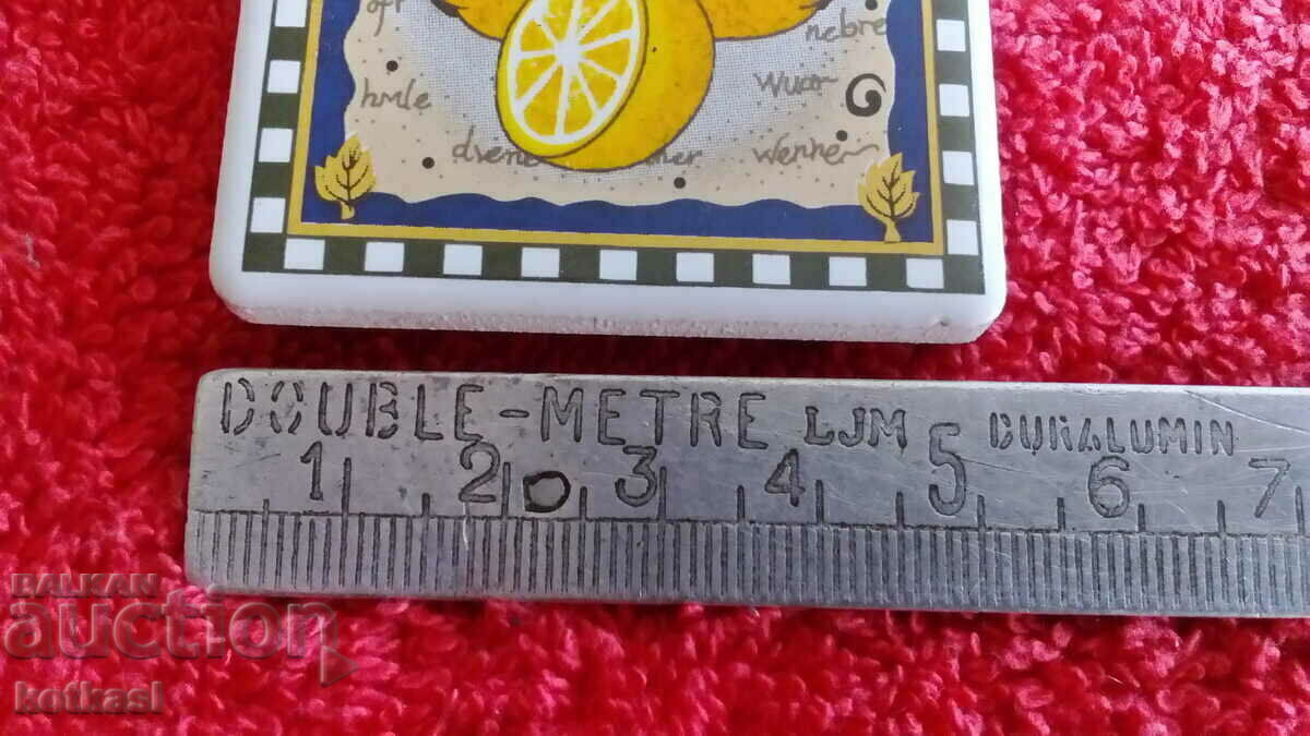 Souvenir solid ceramic Fridge Magnet Oranges with price 3.50 BGN | € 1.79 Souvenir solid ceramic Fridge Magnet Oranges with price 3.50 BGN | € 1.79