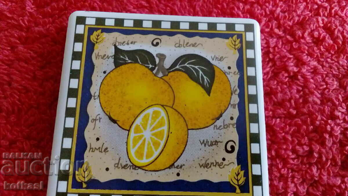 Auction Souvenir solid ceramic Fridge Magnet Oranges Auction Souvenir solid ceramic Fridge Magnet Oranges