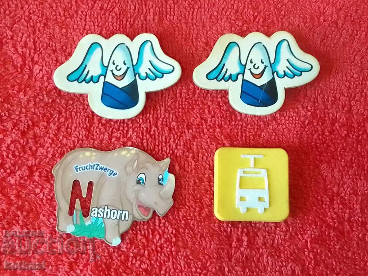 Lot of souvenirs Fridge magnets 4 pcs with price 4.50 BGN | € 2.30 Lot of souvenirs Fridge magnets 4 pcs with price 4.50 BGN | € 2.30